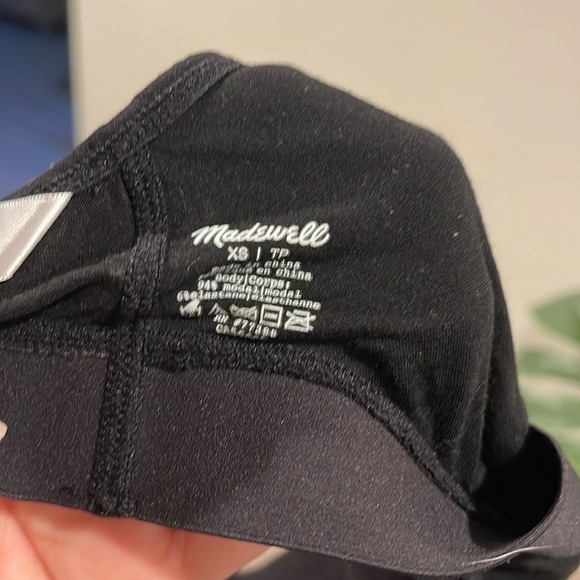 Madewell Black Triangle Bralette Size XS - Picture 2 of 5